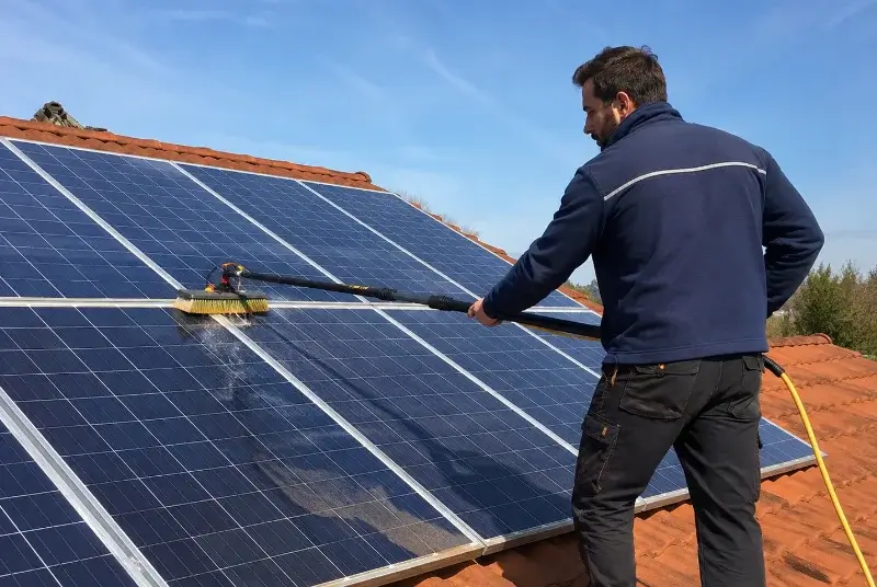 Nettoyage et entretien de panneaux solaires à Malissard